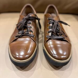 John And Murphy 20-7986 Men's Brown Leather Sneakers